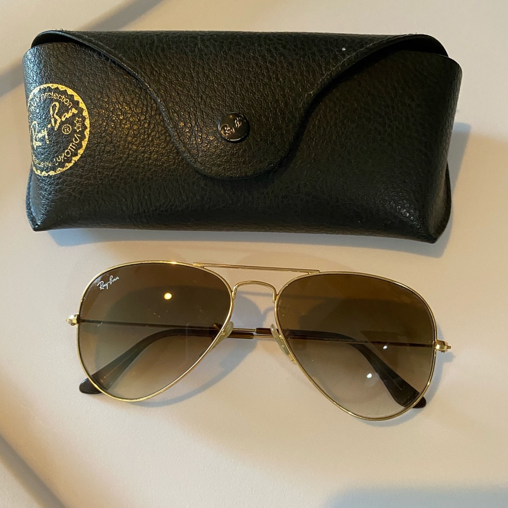 Ray-ban classic aviator- light brown